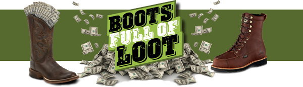 Boot Full of Loot Contest Winner Announced